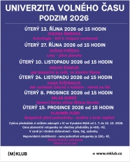 Univerzita voln&eacute;ho času - PODZIM 2026